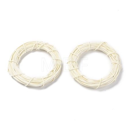 Circle Shape Rattan Vine Branch Wreath Hoop DIY-B022-04B-1