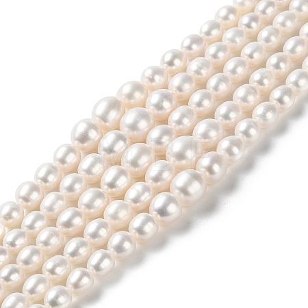 Natural Cultured Freshwater Pearl Beads Strands PEAR-E018-68-1