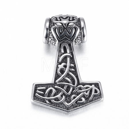 304 Stainless Steel Pendants STAS-E140-A15-1