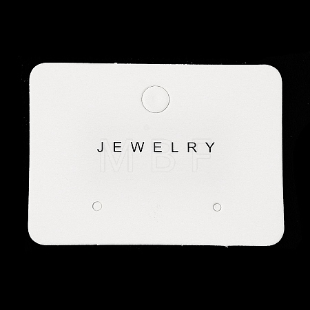 Paper Jewelry Display Cards with Hanging Hole CDIS-M005-27-1