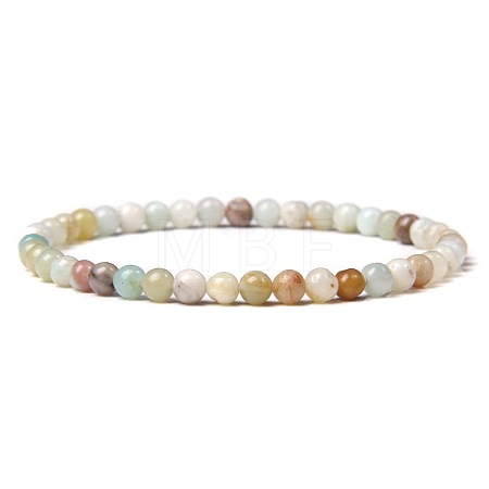 4MM Natural Amazonite Stretch Bracelets RP2095-1-1
