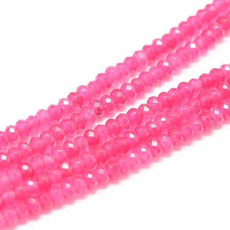 Natural White Jade Bead Strands X-G-R343-2x4-23-1