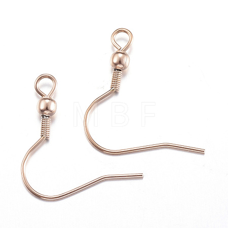 Ion Plating(IP) 304 Stainless Steel Earring Hooks STAS-G170-06RG-1