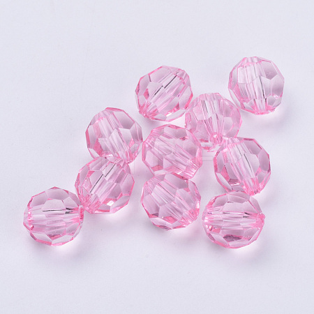 Transparent Acrylic Beads TACR-Q257-6mm-V03-1