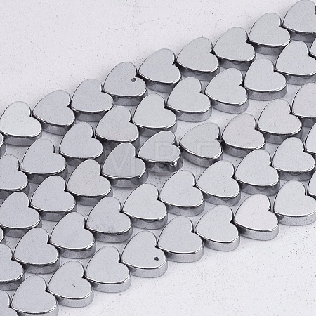 Non-magnetic Synthetic Hematite Beads Strands X-G-Q883-6x6mm-6-1