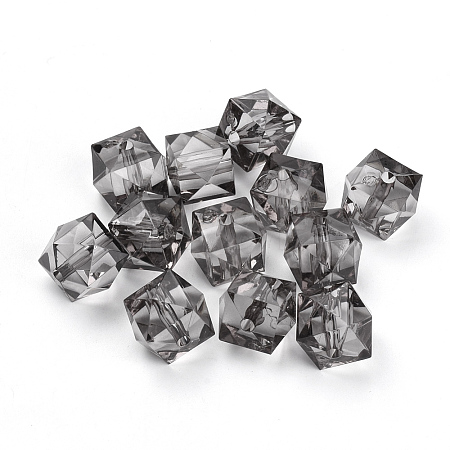 Transparent Acrylic Beads X-TACR-Q259-8mm-V70-1