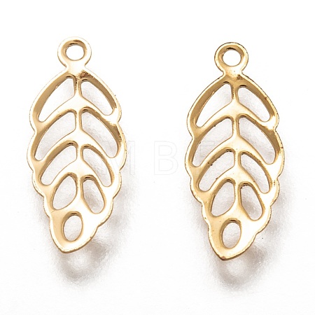 304 Stainless Steel Filigree Charms X-STAS-H130-14G-1