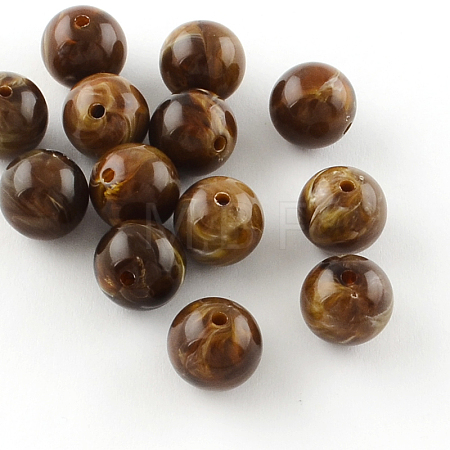 Round Imitation Gemstone Acrylic Beads OACR-R029-20mm-23-1