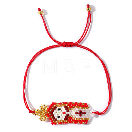 Handmade Glass Seed Bead Link Bracelets CJ0135-1-1