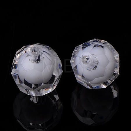 Transparent Acrylic Beads TACR-S113-20mm-01-1