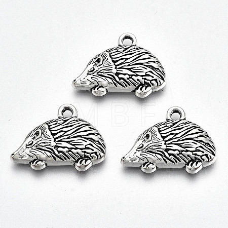 Tibetan Style Alloy Pendants TIBE-S323-079AS-RS-1