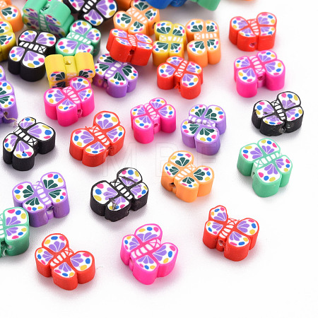 Handmade Polymer Clay Beads X-CLAY-N011-010-1