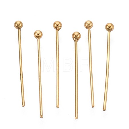 304 Stainless Steel Head Pins STAS-T065-20mm-20G-1