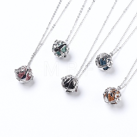 Pendant Necklaces NJEW-JN02193-M-1