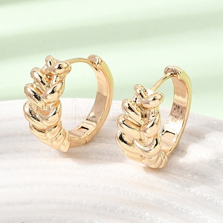 Brass Hoop Earrings for Women KK-CBACA55-14G-1
