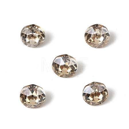 Glass Rhinestone Cabochons GLAA-A018-6mm-001GS-1