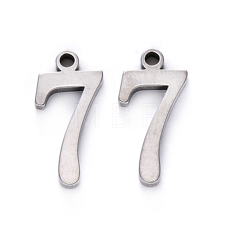 Tarnish Resistant 201 Stainless Steel Charms X-STAS-R108-07-1