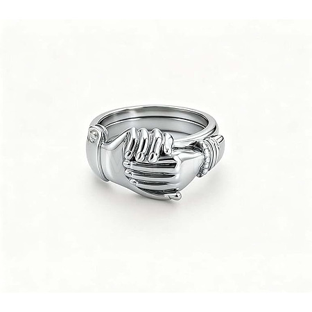 3Pcs Zinc Alloy Finger Rings FS-WG7A35B-10-1