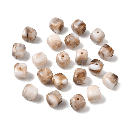 Opaque Acrylic Beads X-OACR-D320-01K-1
