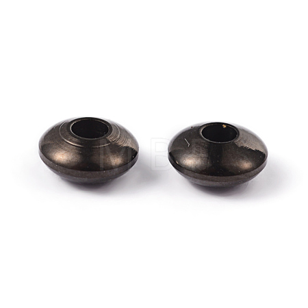 Rondelle 304 Stainless Steel Spacer Beads X-STAS-L176-06-1