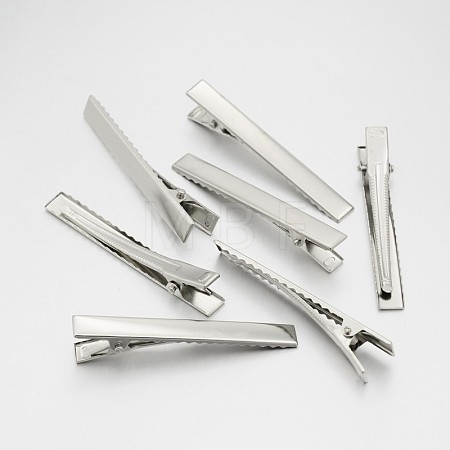 Iron Alligator Hair Clip Findings IFIN-A171-08E-02-1