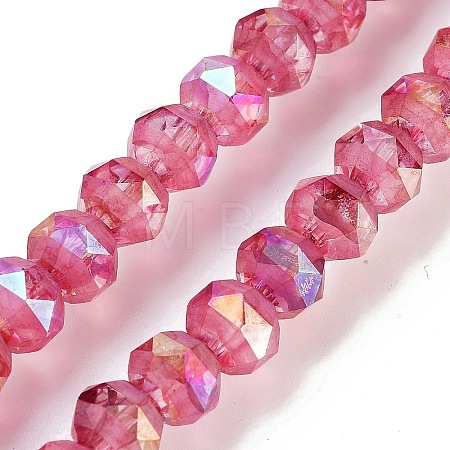 Baking Paint Glass Beads Strands GLAA-H032-05-01-1
