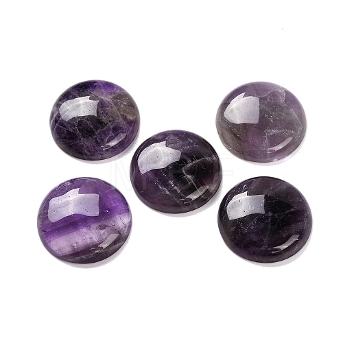 Natural Amethyst Cabochons G-B085-02A-06-1