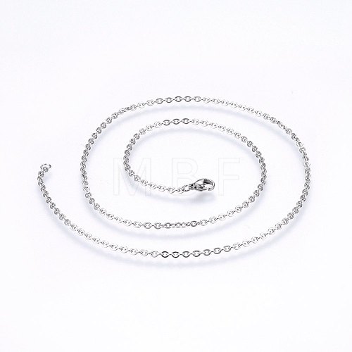 304 Stainless Steel Cable Chains Necklaces NJEW-F226-04P-04-1
