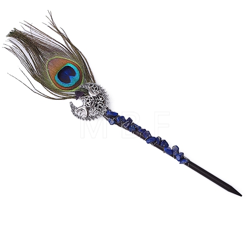 Feather Lapis Lazuli Magic Wand PW-WG27908-02-1