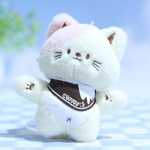 Cute Cloth Plush Cat Pendant Decorations PW-WGEC498-03-1