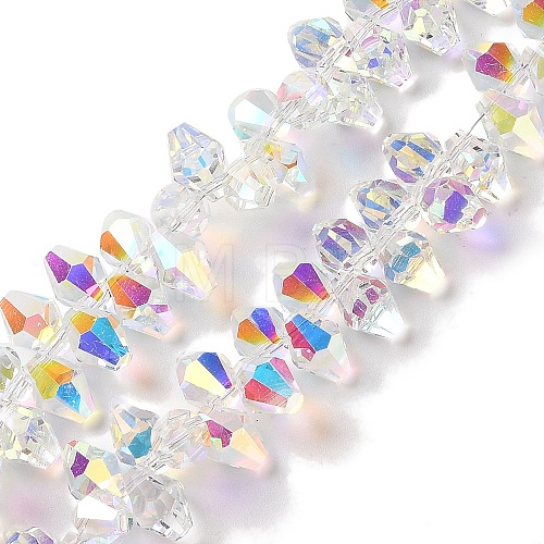 AB Color Plated Electroplate Beads Strands EGLA-H104-07A-AB02-1