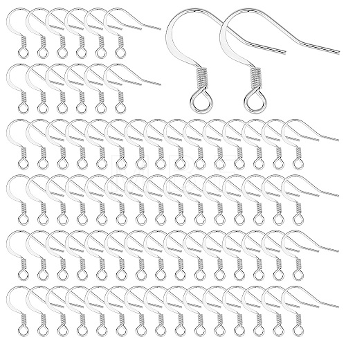 100Pcs 304 Stainless Steel French Earring Hooks STAS-SC0004-64-1
