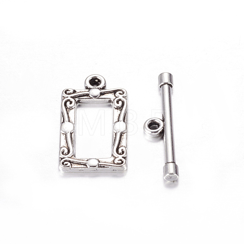 Tibetan Style Alloy Toggle Clasps LF5079Y-1