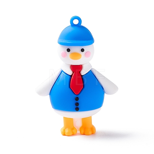 PVC Cartoon Duck Doll Pendants X-KY-C008-06-1