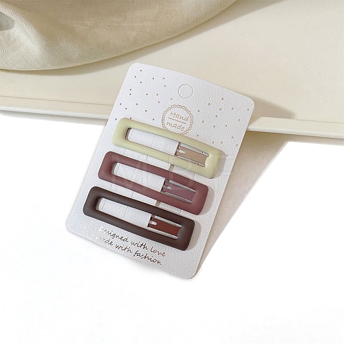 Alloy Snap Hair Clips for Girl PW-WG5795B-04-1