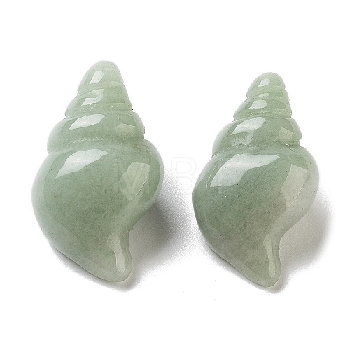 Natural Green Aventurine Carved Figurines DJEW-L023-H20-1