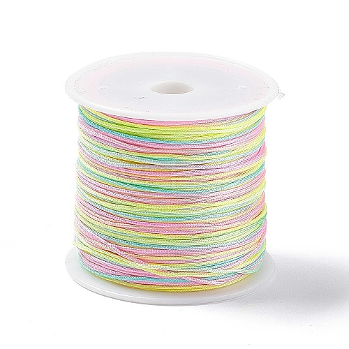 50M Segment Dyed Nylon Chinese Knotting Cord NWIR-A008-02D-1