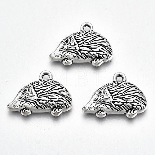 Tibetan Style Alloy Pendants TIBE-S323-079AS-RS-1