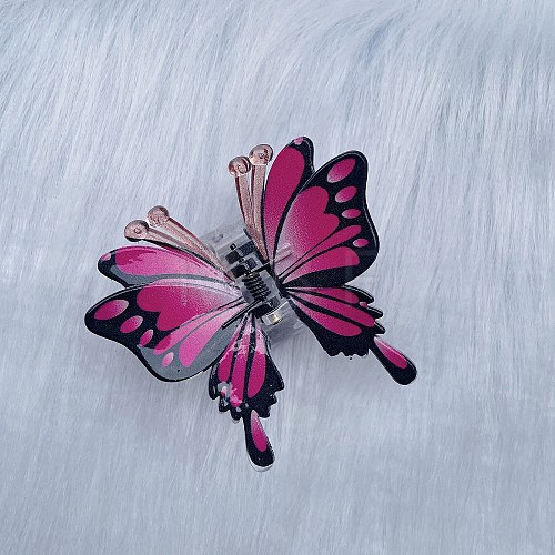 Butterfly Plastic Claw Hair Clips PW-WGC2CB3-05-1