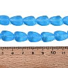Frosted Handmade Lampwork Beads Strands LAMP-Q041-06B-4