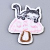 Mushroom with Cat Appliques DIY-S041-004-2