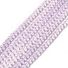 Transparent Gradient Color Glass Beads Strands X1-GLAA-H021-01B-26-2