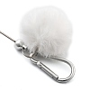 Aluminum Alloy Pom Pom Ball Beadable Keychain Bar HJEW-Q001-01B-3