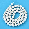 Rainbow Plated Shell Pearl Bead Strands BSHE-L025-02-6mm-2