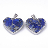 Natural Lapis Lazuli Pendants STAS-T043-01J-2