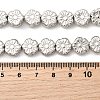 Electroplate Glass Beads Strands EGLA-F166-10P-4