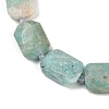 Natural Amazonite Beads Strands G-B125-P02-01-3