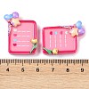 Opaque Resin Decoden Cabochons CRES-O002-01B-3