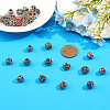 30Pcs 18 Style Alloy Rhinestone European Beads FIND-CA0006-82-4