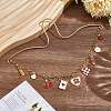 Aluminum Pendant Decorations HJEW-BM00064-4
